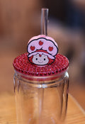 Straw Topper: Strawberry Shortcake