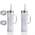 20oz Stainless Steel Snowglobe with Handle